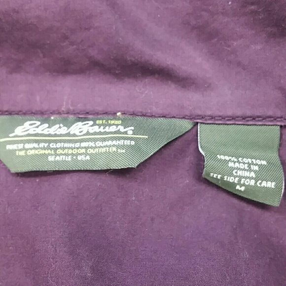 Plum Purple Lightweight Jacket Size Medium - Picture 8 of 8